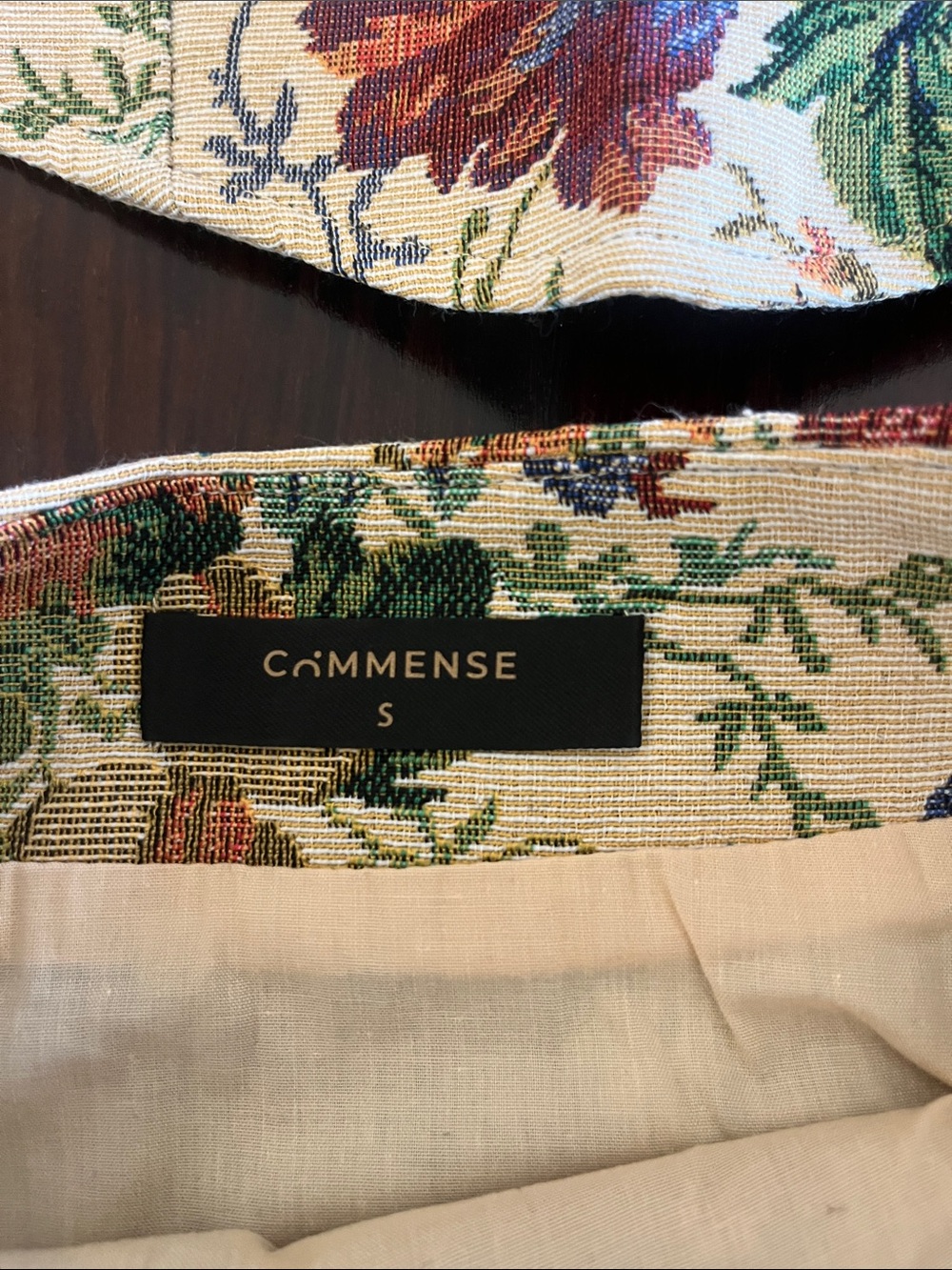 🌸 COMMENSE Floral Tapestry Corset & Mini Skirt Set | Size Small - Picture 2 of 12